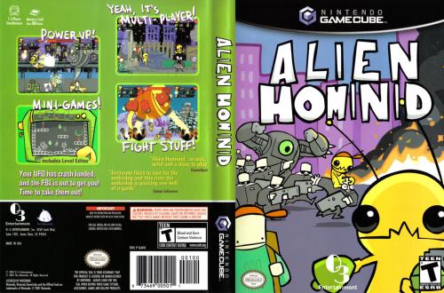 Alien Hominid Cover - Click for full size image